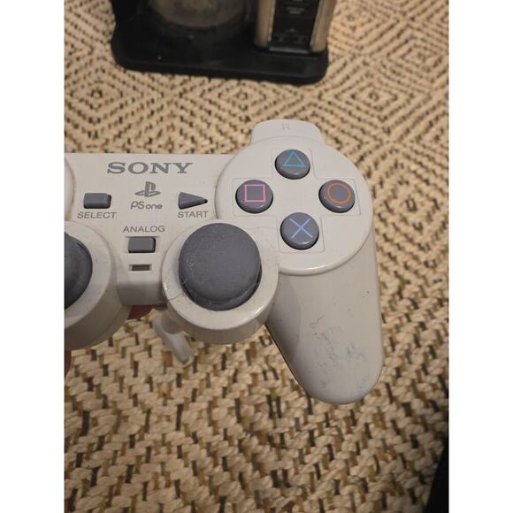 Sony PlayStation 1 PS1 DualShock Analog Gray OEM Controller SCPH-1200 Tested - Picture 5 of 16
